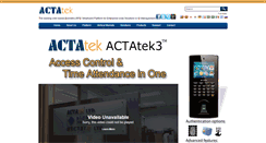 Desktop Screenshot of actatek.com